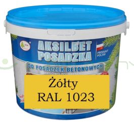 AKSILBET POSADZKA ŻÓŁTY RAL1023 1L - farba do betonu