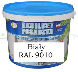 AKSILBET POSADZKA BIAŁY RAL9010 1L - farba do betonu
