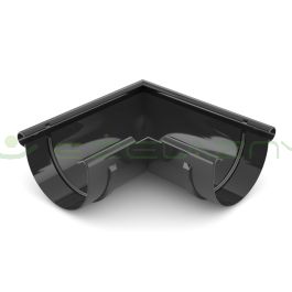 Bryza narożnik zewnętrzny 125 czarny Cellfast