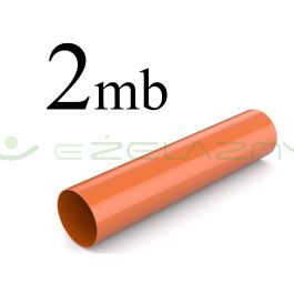 Bryza rura spustowa PCV 63 2 mb ceglasta Cellfast