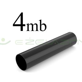 Bryza rura spustowa PCV 63 4 mb czarna Cellfast