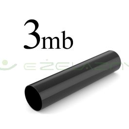 Bryza rura spustowa PCV 90 3 mb czarna Cellfast