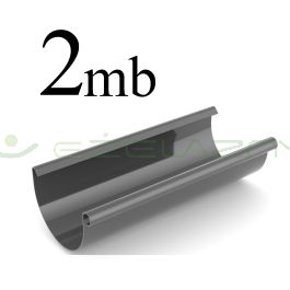 Bryza rynna dachowa PCV 125 2 mb grafit Cellfast