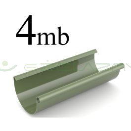 Bryza rynna dachowa PCV 125 4 mb zielona Cellfast