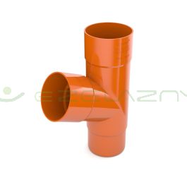 Bryza trójnik 63/63/63 ceglasty Cellfast