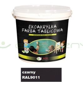 EKOAKRYLKA Farba Tablicowa 0,2L - czarna RAL 9011
