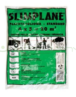 Folia malarska cienka (bibułka) 4x5 m - 20m²