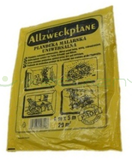 Folia malarska średnia 4x5 m - 20m²