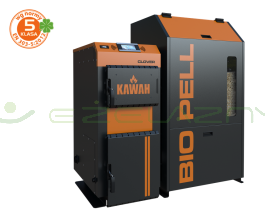 Kocioł Kawah Bio Pell Clover 23 kW - 5 klasa - zbiornik modułowy