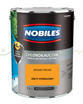 NOBILES chlorokauczuk Żółty sygnałowy 5L - RAL 1003