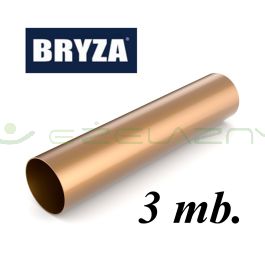 Bryza rura spustowa PCV 90 3 mb miedź Cellfast