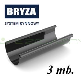 Bryza rynna dachowa PCV 125 3 mb czarna Cellfast
