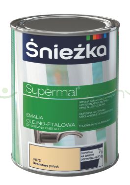 SUPERMAL KREMOWY F575 połysk - 10L - Emalia olejno-ftalowa