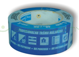 Taśma malarska niebieska Blue Dolphin 25mm x 50m ochronna
