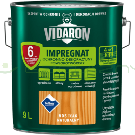 VIDARON Impregnat Powłokotwórczy - V05 Teak Naturalny - 9L