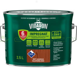 VIDARON Impregnat Powłokotwórczy - V07 Sekwoja Kalifornijska - 2,5L