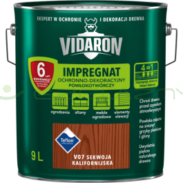 VIDARON Impregnat Powłokotwórczy - V07 Sekwoja Kalifornijska - 9L