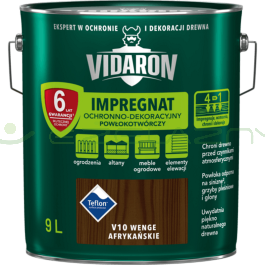 VIDARON Impregnat Powłokotwórczy - V10 Wenge Afrykańskie - 9L
