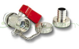 Zawór kulowy spustowy ze złączką 1/2