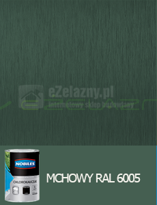 NOBILES chlorokauczuk Zielony mchowy RAL 6005 - 1L 5L 10L
