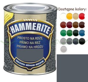HAMMERITE Grafit - 250ml 0,7L 2,5L - połysk