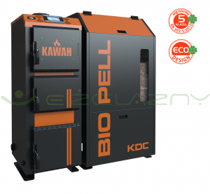 Kocioł KAWAH KDC K2 BIOPELL 2D 20 kW (czopuch tył)