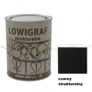 LOWIGRAF STRUKTURALNY CZARNY - 0,8L 5L 10L