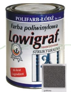 LOWIGRAF STRUKTURALNY GRAFITOWA - 0,8L 5L 10L