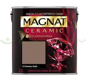 MAGNAT Ceramic C12 Kawowy Onyks 2,5L - Plamoodporna emulsja do wnętrz