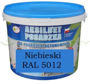 AKSILBET POSADZKA NIEBIESKI RAL5012 - farba do betonu - 0,7L 5L 10L 20L