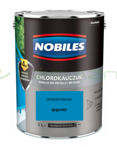 NOBILES chlorokauczuk Błękitny 5L - RAL 5015