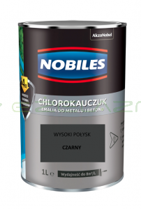 NOBILES chlorokauczuk Czarny 1L