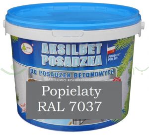AKSILBET POSADZKA POPIELATY RAL7037 - farba do betonu - 0,7L 5L 10L 20L