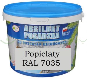 AKSILBET POSADZKA POPIELATY RAL7035 - farba do betonu - 0,7L 5L 10L 20L