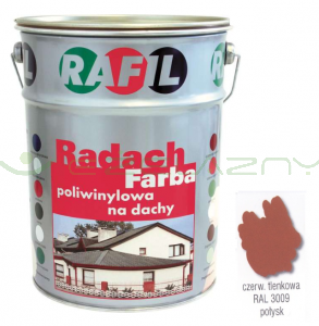 Radach czerwony tlenkowy RAL 3009 - 5L połysk