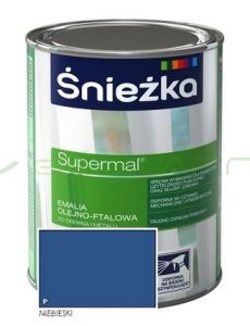 SUPERMAL NIEBIESKI F525 połysk - 0,2L - Emalia olejno-ftalowa