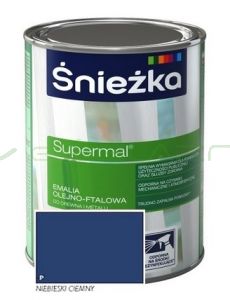 SUPERMAL NIEBIESKI CIEMNY F530 połysk - 0,2L - Emalia olejno-ftalowa