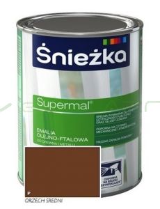 SUPERMAL ORZECH ŚREDNI F560 połysk - Emalia olejno-ftalowa