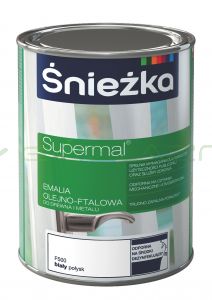 SUPERMAL BIAŁY RAL9003 połysk - Emalia olejno-ftalowa
