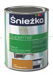 SUPERMAL ORZECH JASNY F555 połysk - Emalia olejno-ftalowa