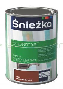 SUPERMAL ORZECH ŚREDNI F560 połysk - Emalia olejno-ftalowa