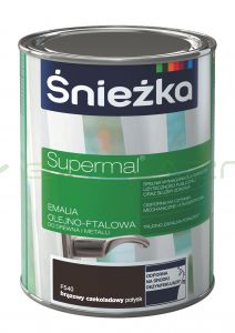 SUPERMAL BRĄZOWY CZEKOLADOWY F540 połysk - Emalia olejno-ftalowa