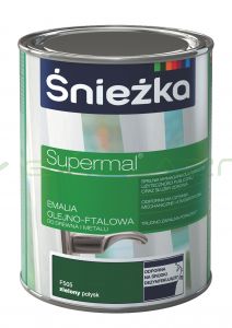 SUPERMAL ZIELONY F505 połysk - 0,2L - Emalia olejno-ftalowa