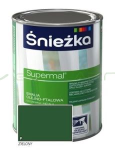 SUPERMAL ZIELONY F505 połysk - 0,2L - Emalia olejno-ftalowa