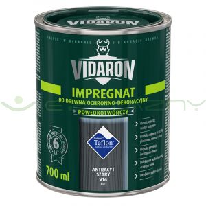 VIDARON Impregnat Powłokotwórczy - V16 Antracyt Szary - 0,7L
