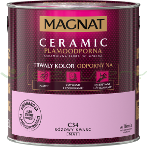 MAGNAT Ceramic C34 różowy kwarc - 5L