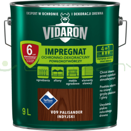 VIDARON Impregnat Powłokotwórczy - V09 Palisander Indyjski - 9L