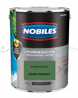 NOBILES chlorokauczuk Zielony trawiasty 5L - RAL 6010