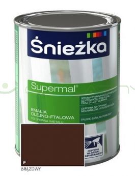 SUPERMAL BRĄZOWY F535 połysk 0,8L - Emalia olejno-ftalowa