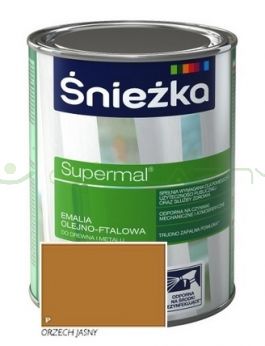 SUPERMAL ORZECH JASNY F555 połysk - 0,8L - Emalia olejno-ftalowa